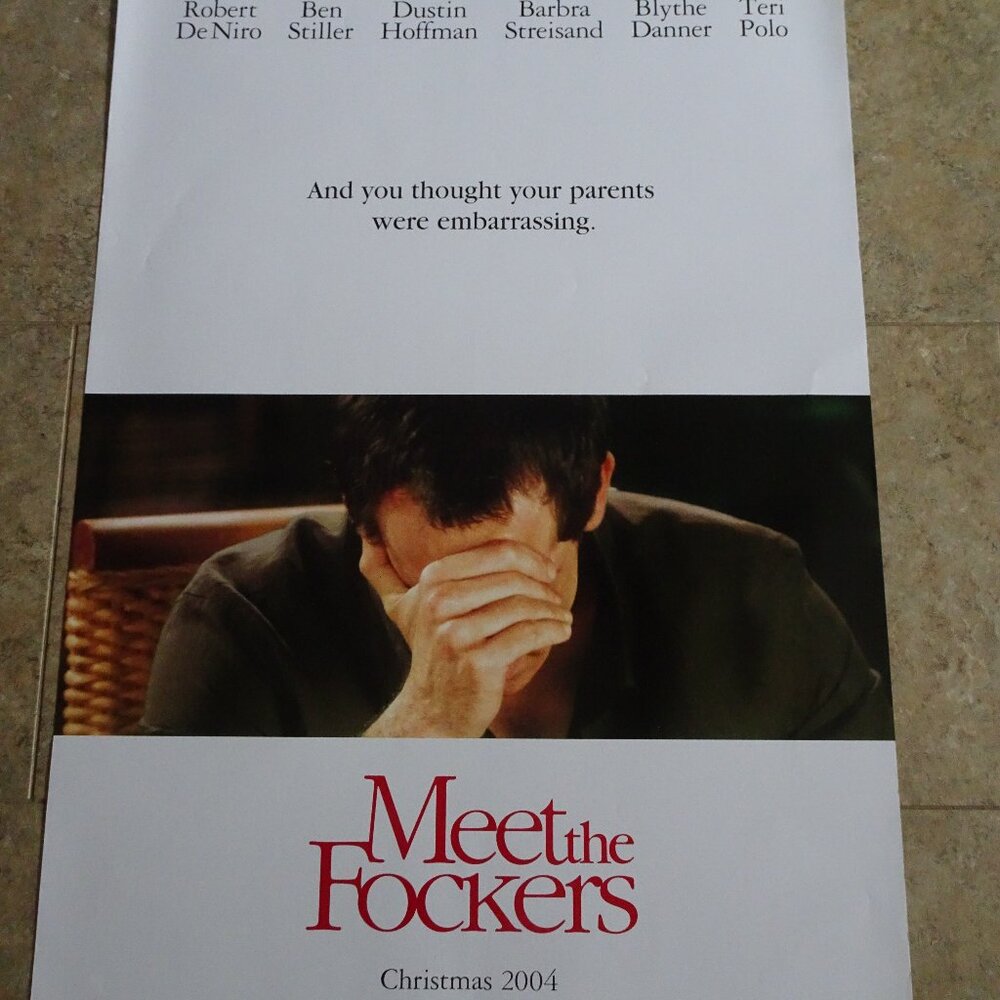 MEET THE FOCKERS - MOVIE POSTER WITH BEN STILLER AS GREG FOCKER